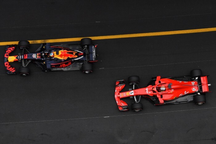 Vettel was the fastest on the wet Hungaroring